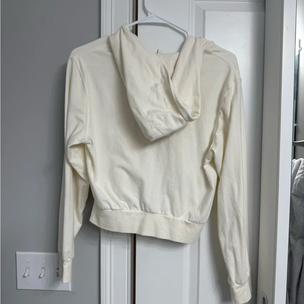 Skims Cotton Jersey Zip Up Hoodie - Picture 3 of 8